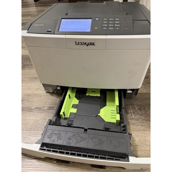 Lexmark CS510de CS510 Color Laser Laserjet Printer - Picture 3 of 13